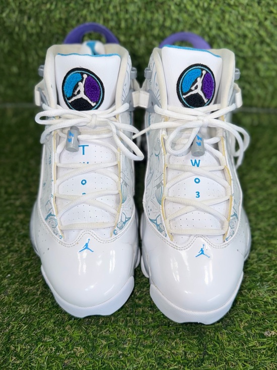 Jordan Other - Air Jordan 6 Rings Las Vegas White Purple Blue High Top Sneakers US 10.5